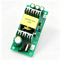 Carte d'alimentation AC-DC à cadre ouvert 24V 5A, entrée 100-240VAC, haute efficacité, garantie 2 ans pour éclairage LED et affichage