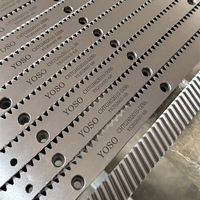 Modul Rak Gigi Baja M1 M1.5 M2 M3 M4 M5 M6 M8 M10, Set Rak Pinion Lurus, Sistem Penggerak Linear Otomatisasi Mesin CNC