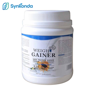 Poudre de prise de poids naturelle, <span class=keywords><strong>protéine</strong></span> hyperprotéinée pour la croissance musculaire, <span class=keywords><strong>complément</strong></span> <span class=keywords><strong>alimentaire</strong></span>, isolat de protéines de lactosérum, 1 livre - Product Image 1