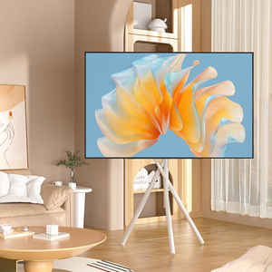 Thép Chất lượng cao nghệ thuật giá vẽ Tripod sàn gỗ TV đứng với chiều cao có thể điều chỉnh xoay TV giỏ hàng thiết kế mới gắn kết & xe - Product Image 3