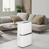 Déshumidificateur intelligent 16L/jour économe en énergie pour la maison IPX2 5,5 L Grand réservoir d'eau Contrôle tactile