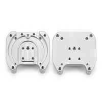 Support de montage en alliage d'aluminium usiné CNC, haute précision, pour équipement industriel, composants robotiques, pièces usinées sur mesure