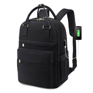 Custom Cross Border Women's Fashionable Backpack <b>Large</b> Capacity Usb <b>Laptop</b> Backpack Portable Travel <b>Bag</b> Backpack - Product Image 2