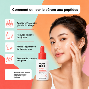 Sérum nourrissant intense ODM/OEM pour peaux sèches, lisse les rides, absorption rapide, non collant, exosomes, collagène, peptide, sérum pour le visage - Product Image 6