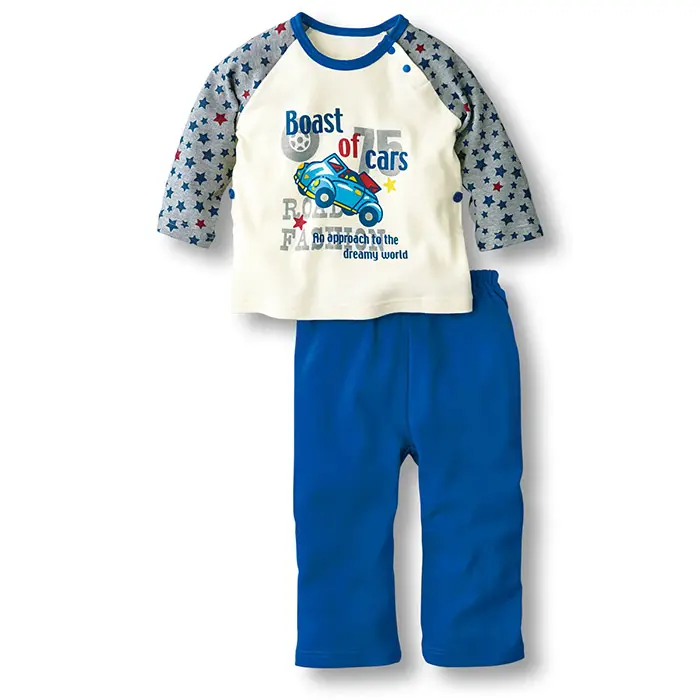 Wholesale Online Store Import Cheap Kids Long Sleeve Sleeping Wear Pajama