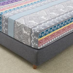 Ensemble trois pièces bohème violet, <span class=keywords><strong>imprimé</strong></span> tissé, couette de qualité, ensemble de draps en microfibre, ensemble de literie 100% polyester pour la maison - Product Image 5