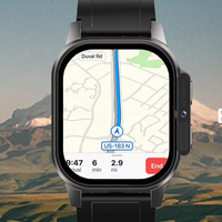 Reloj Inteligente Android 4G con Google Play, Tarjeta SIM, GPS, WIFI, Cámara de Video Dual, Reloj Inteligente Cuadrado con Teléfono, Pantalla AMOLED de 2.13''