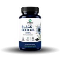 Capsules végétaliennes d'huile de nigelle 500mg Force Maximale, Supplément Antioxydant Bien-être à base de Nigelle, Fabricant OEM ODM Marque Privée