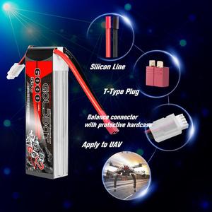 3 S 11.1 v 6000 mAh 55C RC lipopatary lithium polymer battery RC car helicopter drone - Product Image 4