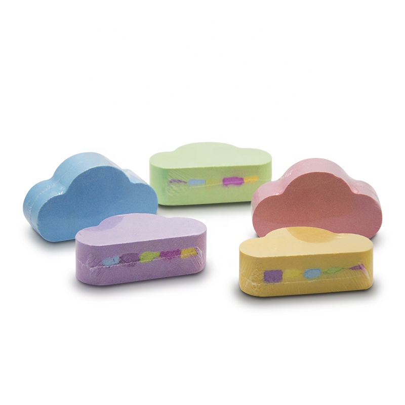 Собственная марка, Идеальный Рождественский натуральный фруктовый аромат, красочные радужные Бомбочки для ванны с пятнистым облаком