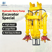Pompa Pasir Hidrolik Submersible Excavator, Pompa Lumpur Tugas Berat untuk Aplikasi Pengerukan Sungai, Garansi 2 Tahun