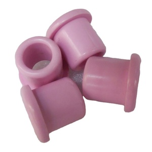 อุปกรณ์ร้อยสาย/บูชเซรามิกอะลูมินาแบบมีหน้าแปลน สำหรับเครื่องจักรถักไหมพรม-ใช้ในอุตสาหกรรมสายไฟและสิ่งทอ - Product Image 4