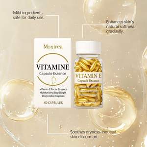Kapsul Serum <span class=keywords><strong>Vitamin</strong></span> <span class=keywords><strong>E</strong></span> Moxirea Melembapkan dan Menutrisi untuk Perawatan Kulit Wajah - Product Image 3