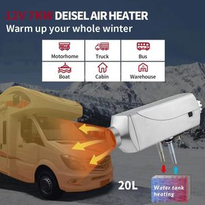 Calentador Diésel Doméstico de 7Kw 12V con Calefacción de Aire y Agua, Control Automático de Temperatura, Pantalla LCD, Equipo para Estacionamiento - Product Image 2