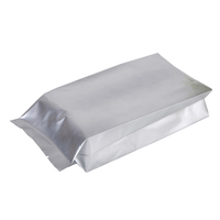 Sacs à fermeture thermique à haute barrière, en aluminium pur argent, emballage alimentaire, pochettes à gousset latérale,, en Stock