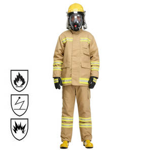 Certificato CE EN 469 Shell in snella 4 strati Nomex vigili del fuoco antincendio tute da vigile del fuoco - Product Image 5