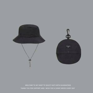 Sombrero de Pescador Reversible Impermeable para Verano con Bolsillo, Sombrero de Pescador Plegable al por Mayor con Cordón - Product Image 4