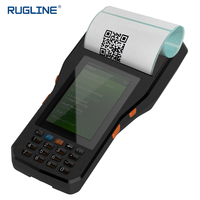 RUGLINE 80mm Android Thermal PDA Printer avec Wifi BT GPS GSM/4G Camera NFC RFID & 2D Barcode Scanner Handheld Stock!