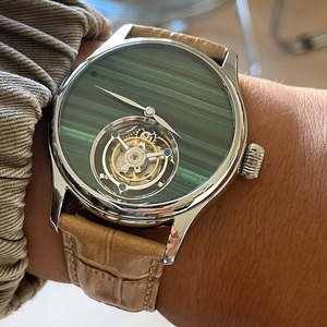 OEM Custom Logo cinturino in pelle acciaio inox manuali <span class=keywords><strong>orologi</strong></span> meccanici <span class=keywords><strong>eleganti</strong></span> di lusso svuotati Tourbillon orologio <span class=keywords><strong>da</strong></span> <span class=keywords><strong>uomo</strong></span> - Product Image 5