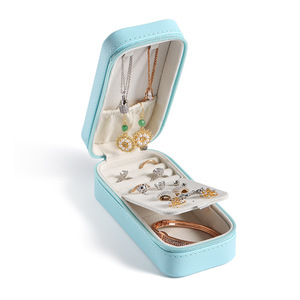 Estuche para Joyas, Elegante Estuche de Cuero para Joyas, Estuche de Viaje de Lujo Personalizado para Joyas - Product Image 3