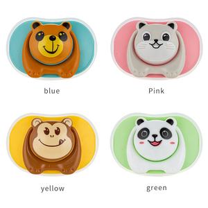 Vente en gros de sucettes apaisantes personnalisées en silicone sans bisphénol A <span class=keywords><strong>avec</strong></span> housses anti-poussière - Product Image 4