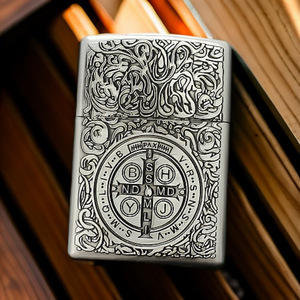 Encendedor Creativo Directo de Fábrica, Regalo de Alta Gama, Encendedor de Cigarros de Bronce con Relieve de <span class=keywords><strong>Constantino</strong></span>, Resistente al Viento, de Queroseno - Product Image 6