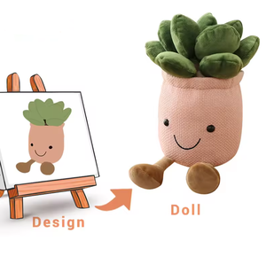 Peluche Personalizzabile Ricamato Kawaii, Morbido <span class=keywords><strong>Dinosauro</strong></span> Imbottito con Cotone PP per Alleviare lo Stress - Product Image 1