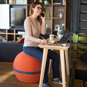 <span class=keywords><strong>Chaise</strong></span>-ball ergonomique de conception coréenne avec sangle fixe pour la <span class=keywords><strong>posture</strong></span> et le fitness - Product Image 5