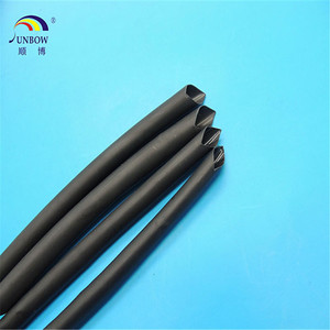 Tubes d'isolation PE thermorétractable isolante en PE, avec bande adhésive, rétrécissement thermique, Ratio 2:1, <span class=keywords><strong>25</strong></span> tailles, 1 mètre - Product Image 4