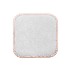 Tampons démaquillants carrés en bambou réutilisables en coton biologique <span class=keywords><strong>lavable</strong></span> pour le nettoyage du visage - Product Image 1
