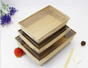 Caja de papel Kraft personalizada para ensalada, contenedor de comida desechable, fiambrera para ensalada con división - Product Image 4