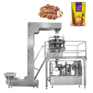 wholesale brown sugar packing machine multihead weigher stand up pouch salad vegetable packaging machine
