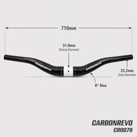 Guidon de trottinette électrique Carbonrevo en alliage d'aluminium pour la ville – Pièce de rechange idéale pour une meilleure adaptabilité