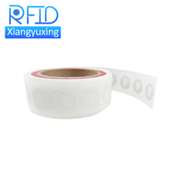Directo de fábrica personalizado precio barato 10/15/20/25MM impresión en color 13,56 MHz RFID biblioteca libro Etiqueta de papel para gestión de bibliotecas
