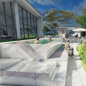 Casa Familiar pequeño tamaño <span class=keywords><strong>3M</strong></span> listo agua nadar spa <span class=keywords><strong>piscina</strong></span> conjunto <span class=keywords><strong>piscina</strong></span> fibra de vidrio <span class=keywords><strong>rectangular</strong></span> <span class=keywords><strong>piscina</strong></span> con tumbona - Product Image 2