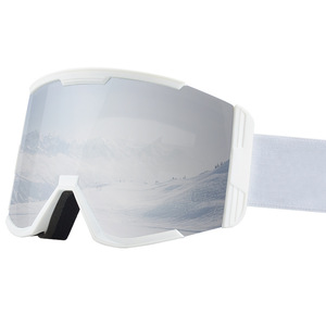 Masque de ski magnétique à lentille interchangeable, anti-buée, UV400, compatible casque, lunettes de neige pour adulte - Product Image 1