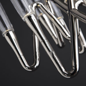 Luce moderna di lusso arte postmoderna classico <span class=keywords><strong>candelabro</strong></span> lampadari per soggiorno appeso installazione a forma lunga lampada centrale - Product Image 3