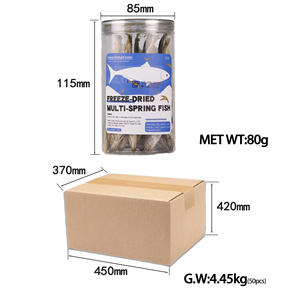 وجبات خفيفة للحيوانات الأليفة من سمك السبرنج المتعدد بالجملة، وجبات خفيفة مغذية ولذيذة للحيوانات الأليفة، سمك السبرنج المتعدد المجفف بالتجميد من المصنع - Product Image 4