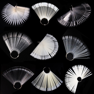 Đầu Móng Tay Bảng Màu Hình Quạt Gậy Thực Hành Trưng Bày Thẻ Bảng Màu Móng Tay Bảng Màu Sơn Móng Tay Hiển Thị Bảng Màu - Product Image 1