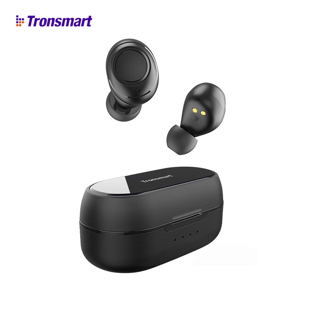 Tronsmart Onyx Free Wireless Smartwatch 2-in-1 Earbuds Noise Cancelling IPX5 Waterproof APT-X 20 Hours Play Time Private Mold