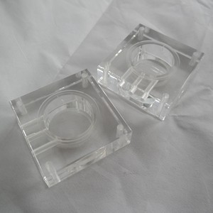 Customized Acrylic <b>Display</b> Rack Circular Cutout Polished Surface Modern Style Desktop 3-Tier <b>Shelf</b> Pre-Assembled Light <b>Displays</b> - Product Image 4