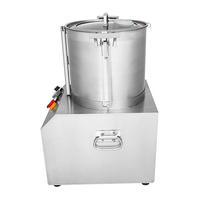 Linfrich Commerciële 15l Voedselsnijder Plantaardige Pinda Capsicum Groentesnijmachine Voor Fruitverwerkende Fabriek