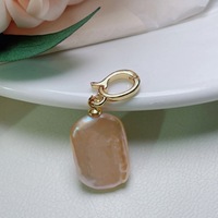 Pendentifs en perles baroques tendance pour la fabrication de colliers DIY, breloques en perles naturelles de haute qualité