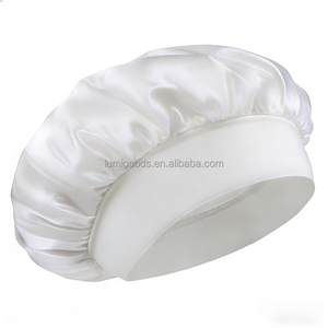 Bonnet en satin de soie avec élastique <span class=keywords><strong>pour</strong></span> cheveux bouclés - Utilisation <span class=keywords><strong>pour</strong></span> dormir et prendre un bain de douche SPA/YOGA Femmes et hommes - Product Image 6
