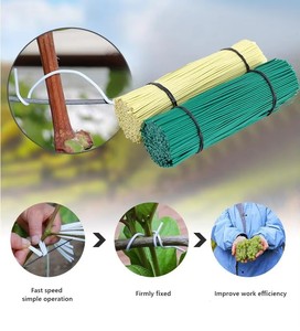 Yuking Chinese Factory Direct Sale 1.2-8.0mm <b>PVC</b> Coated Iron Loop Tie Wire Green/Black/White/Red/Blue Big Coil Binding Wire Q195 - Product Image 6