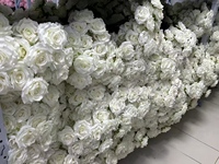 Arreglo Floral de Rosas Blancas al por Mayor, Ramo para Pasillo, Decoración Floral para Boda, Arco de Boda Artificial
