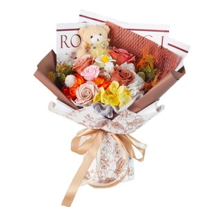 Luxury Soap Rose Bouquet <b>Artificial</b> Menta Rose <b>Flower</b> Elegant Birthday Gift - Product Image 4