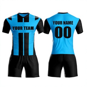 100% Polyester Fabric Cheap Full Sublimation Soccer Uniform Wears Customization Logo Soccer Jersey For Men - Product Image 4