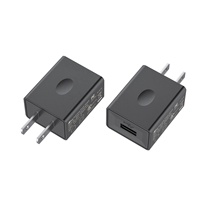 Chargeur mural USB certifié sécurité OTP 5V/1A avec prise UE, fonction QC2.0 5V/2A, écologique pour équipements IT et AV