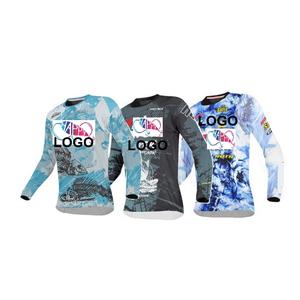 2024 nueva camisa de pesca de manga larga de verano transpirable y de secado rápido para hombres al aire libre ropa de pesca/Jersey de motocross - Product Image 1